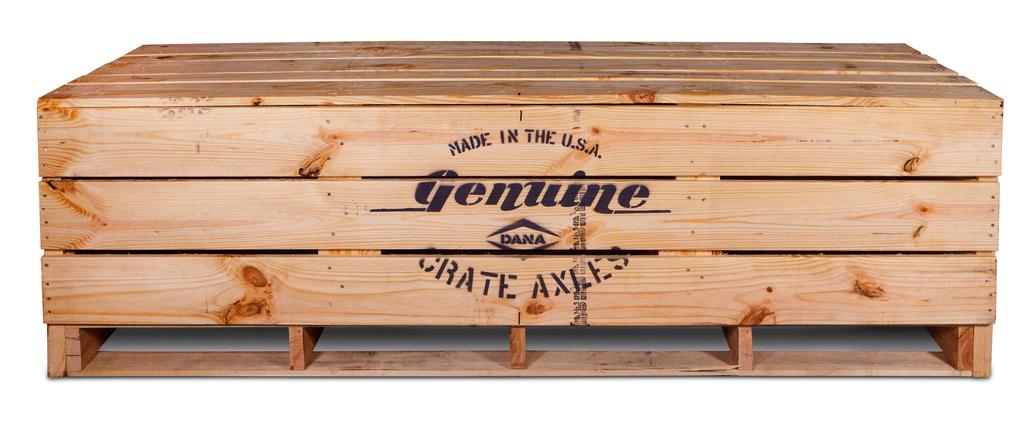 Dana Crate Axle - How We Ship